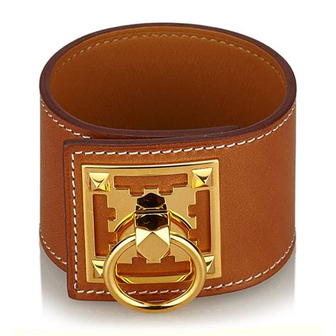 hermes women's leather bracelet|Hermes bracelets for women brown.